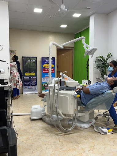 Dental treatment in progress at Dr Neemz Dentistry